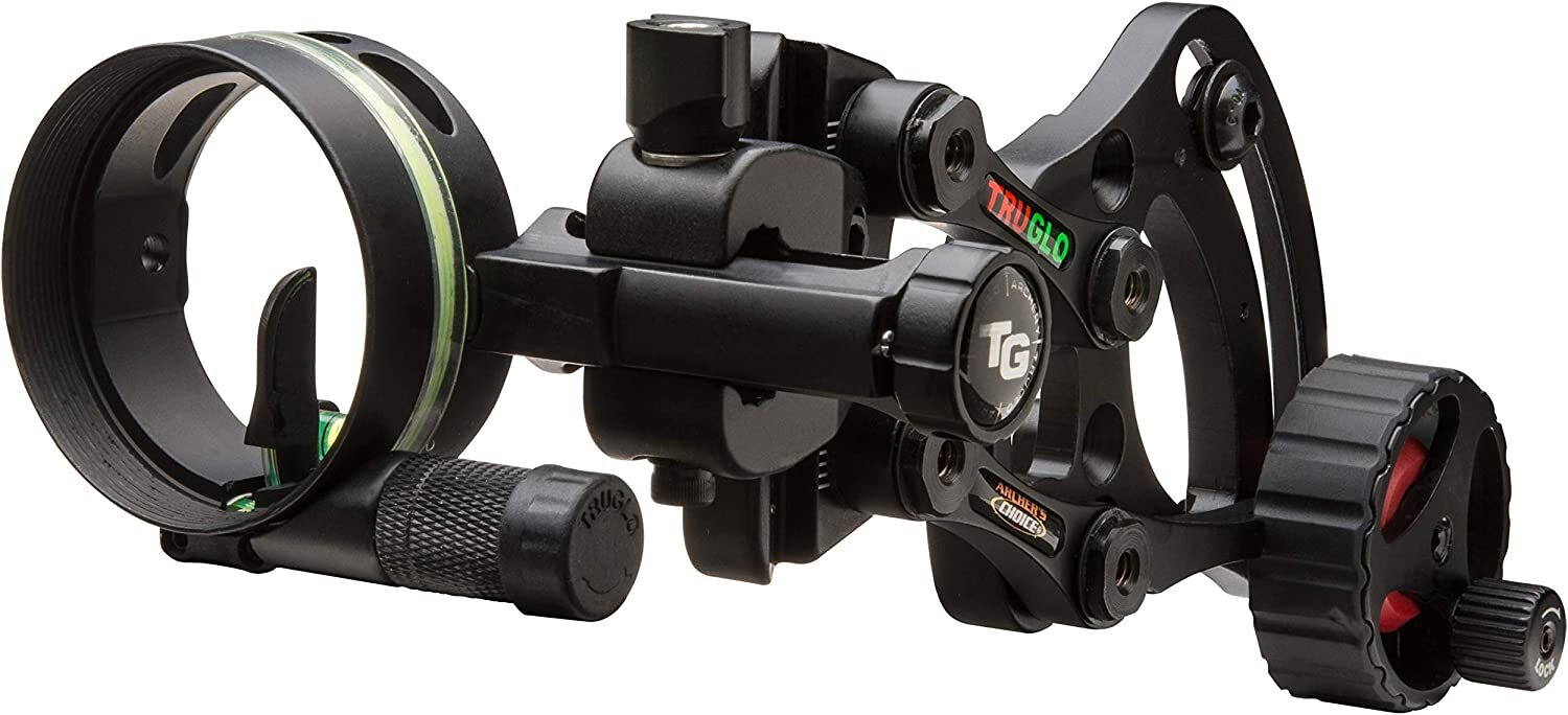 TruGlo Range Rover Series Single-Pin Moving Bow Sight, Black, Left ...