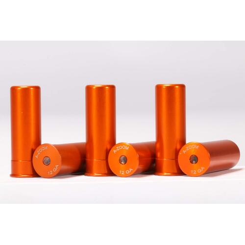 A-Zoom 12 Gauge Orange Aluminium Snap Caps 5 Pk - 12611