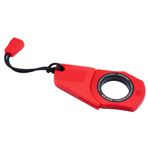 SOG Rapid Edge Compact Pull-Ring Blade in Rescue Red - SOG18-30-01-43