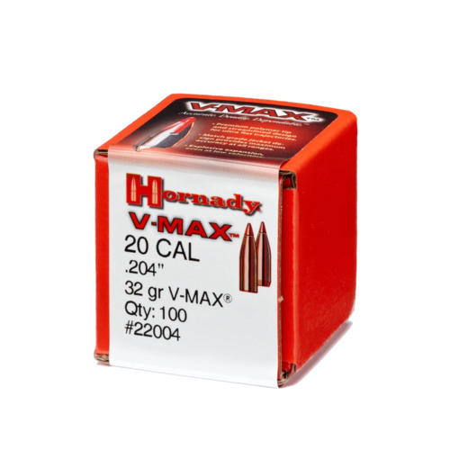 Hornady V-MAX® Projectiles 20 cal 32 gr 100 Pack