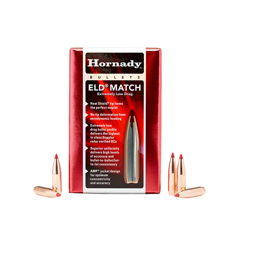 Hornady .224 22 cal 73 grain ELD-M Match Bullets 100 pack - 22774