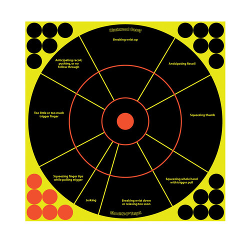 Birchwood Casey Shoot•N•C® 12 Inch Handgun Trainer, 5 Targets 34032