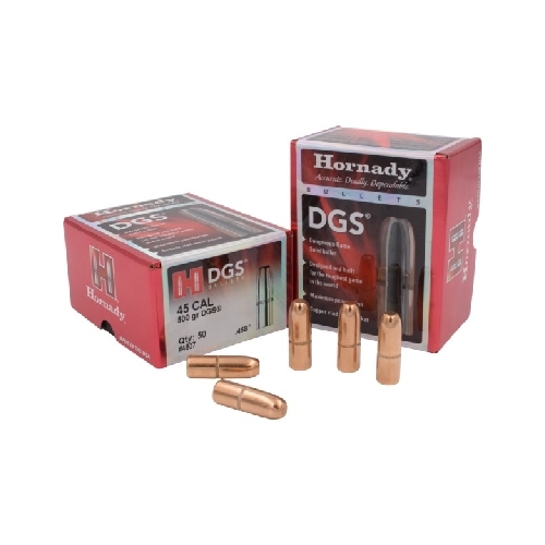 Hornady .458 45 cal 500 grain DGS Bullets 50 pack - 4507