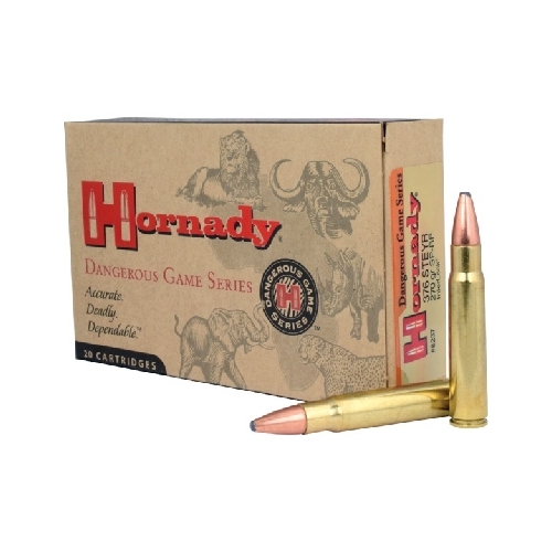 Hornady 376 Steyr 270 grain SP Dangerous Game Ammo 20 rd - 8237