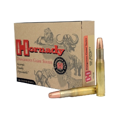 Hornady 404 Jeffery 400 grain DGS Dangerous Game Ammo 20 rd - 8239