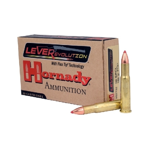 Hornady 32 Winchester Special 165 grain FTX Leverevolution Ammo 20 rd - 82732