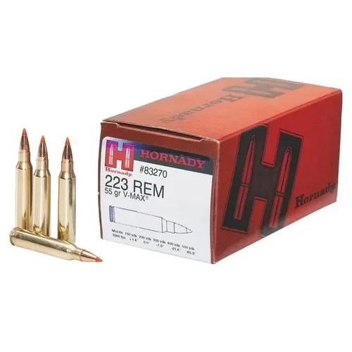 Hornady 223 Rem 55 grain V-Max Varmint Express Ammo 50 Rounds - 83270