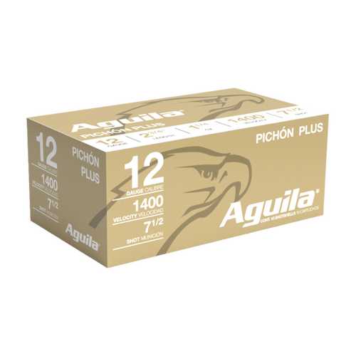 AGUILA 12 Gauge 1 1/4 oz 2 3/4'' #7.5 Pichón Plus Shotgun Competiton Ammo, 10PK - A1CHB1295