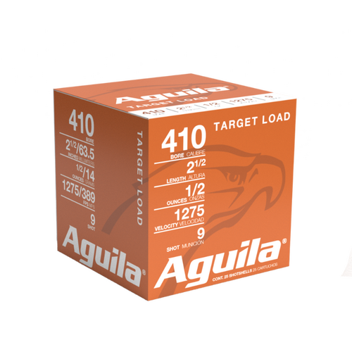 AGUILA 410 Gauge 1/2 oz 2 1/2" #9 Bore Target Load Ammo, 25PK - A1CHB4139