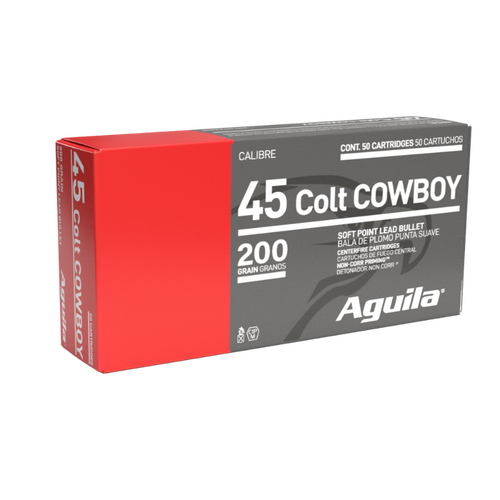 AGUILA 45 Colt 200GR Soft Point Handgun Ammo, 20 PK - A1E454319