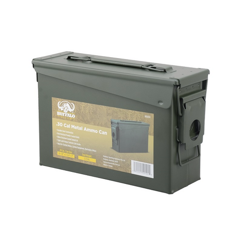 Buffalo River .30 Cal Metal Ammo Can in Olive Drab Green - BR10104