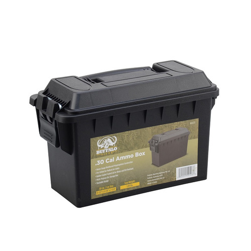 Buffalo River .30 Cal Plastic Ammo Box in Black - BR10123