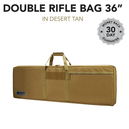 Evolution Gear 36" Double Rifle Bag In Desert Tan - EG-DRB_36_TAN