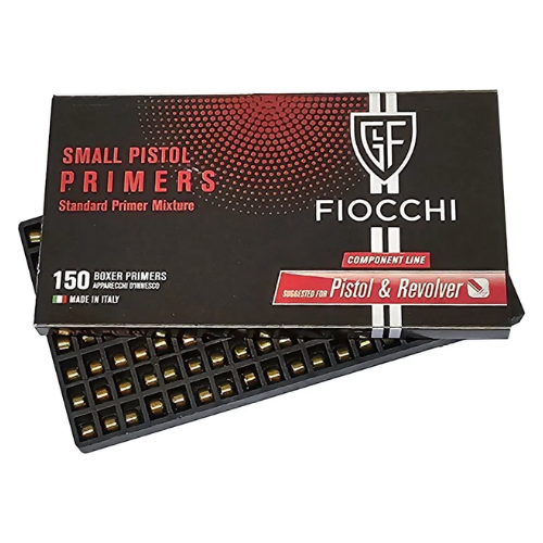 Fiocchi Small Pistol Primers - 150 Pack - FI-08043000