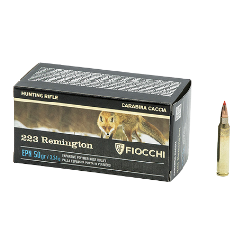 Fiocchi 223 Remington 50gr VMAX Polymer Tip - 50 Rounds - FI-70562900