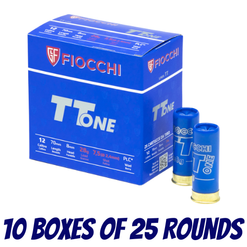 Fiocchi Italy TT One 28gr #7.5 1300 FPS 12G - 250 Pack - FI-86198700