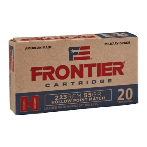 Hornady Frontier 223 Remington 55gr HP Match Ammo - 20 Rounds - FR140