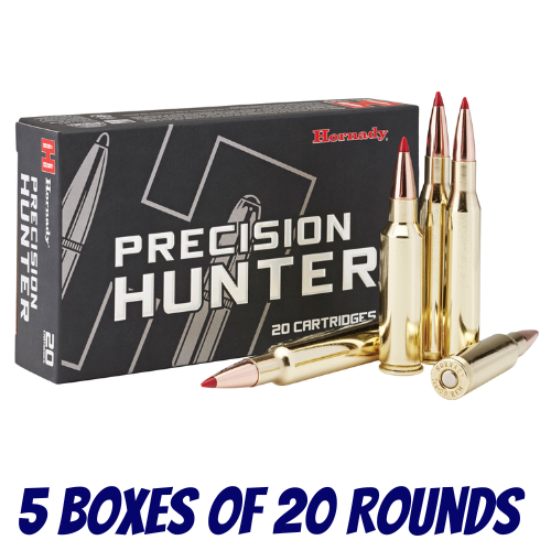 Hornady Precision Hunter 6.5 Creedmoor 143 Gr ELD-X® - 5 Boxes Of 20 Rounds - H81499-100PK