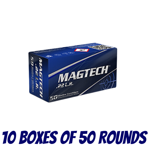 Magtech 22 LR 40GR LHP Subsonic - 10 Boxes Of 50 Rounds - 22D-500PK