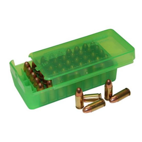 MTM Pistol Side Slide 50-45 ACP in Clear Green- P50SS-45-16