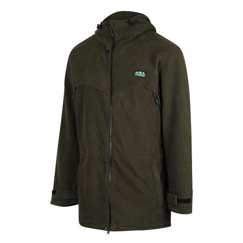 Ridgeline Mens Hurricane Fleece Jacket Forest Green S  - RLCFJHRFR1