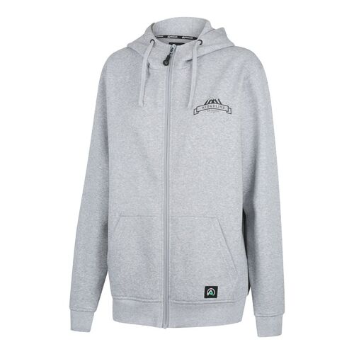 Ridgeline Impact Recycled Zip Front Hooded Fleece Grey S  - RLCFJIRGM1