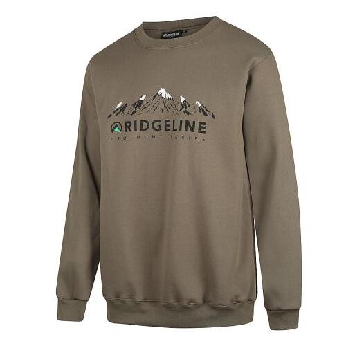 Ridgeline Mens Pro Hunt Crew Beech 3XL  - RLCSWPHBC6