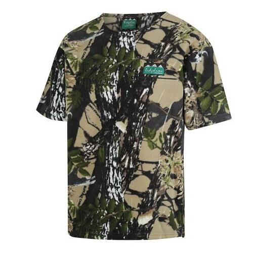 Ridgeline Premium Workman Zip Tee Buffalo Camo S  - RLCTSPWX1