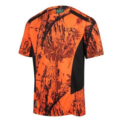 Ridgeline Mens Whanau Tee Blaze Camo/Black S  - RLCTSWZXB1