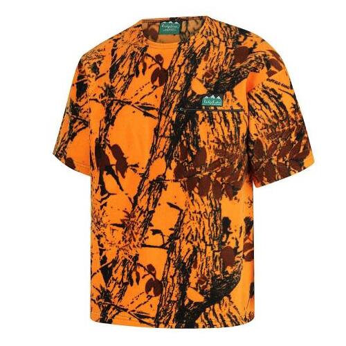 Ridgeline Premium Workmans Zip Tee Blaze Camo M  - RLCWZZ2