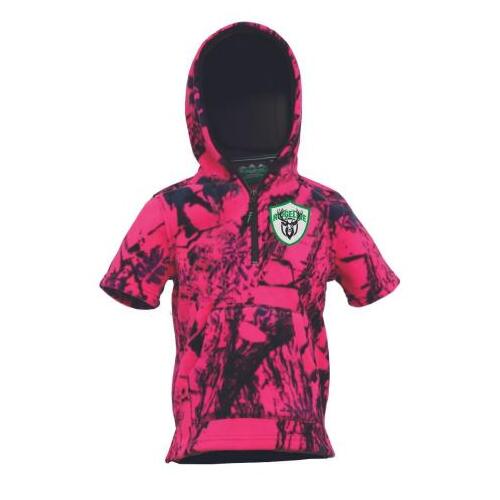 Ridgeline Kids Little Weapon Hoodie Hyper Pink Camo (1 Year Old)  - RLKHDLWSHPX-01