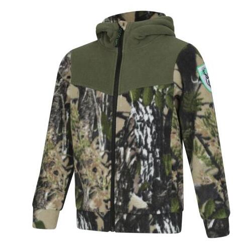 Ridgeline Kids Spliced Hoodie Buffalo Camo/Field Olive (2 Year Old)  - RLKHDRXFO02