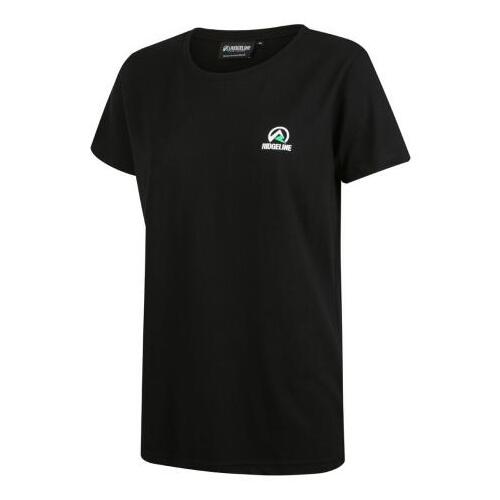 Ridgeline Womens Logo Aus Tee Black S (10)  - RLLTSLAB1