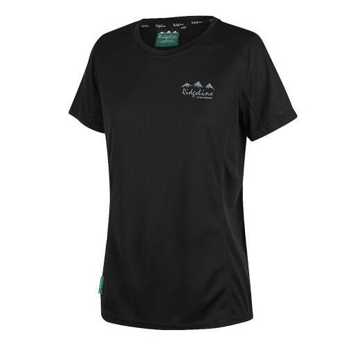 Ridgeline Womens Whanau Tee Black M   - RLLTSWB2