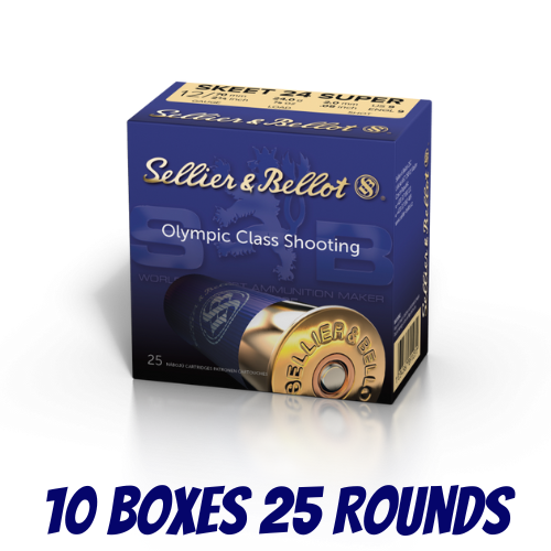 Sellier & Bellot 12 Gauge 2-3/4" 12x70 Skeet 24 Super 7/8oz 24gram 2.0mm #9 UK/US - SLAB - V010502-SLAB