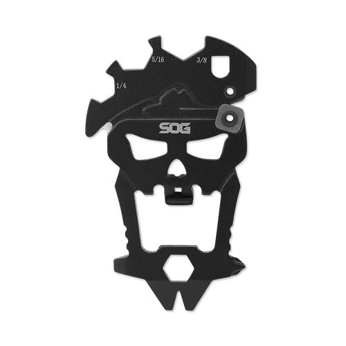 SOG MacV Skull Pocket Multi-Tool in Hardcased Black - SM1001-CP