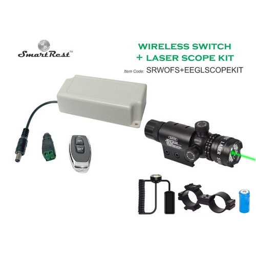 SmartRest Wireless On Off Switch With Remote and Laser Scope Kit