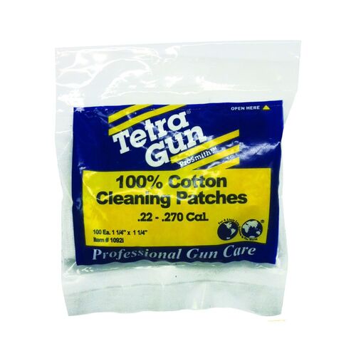 Tetra ProSmith Cleaning Patches .17-22 Cal (800) - 1100C