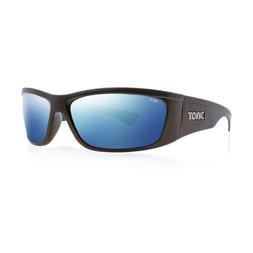 Tonic Shimmer Matt Black Mirror Blue Sunglasses TSHIBLKBLMIRRG2
