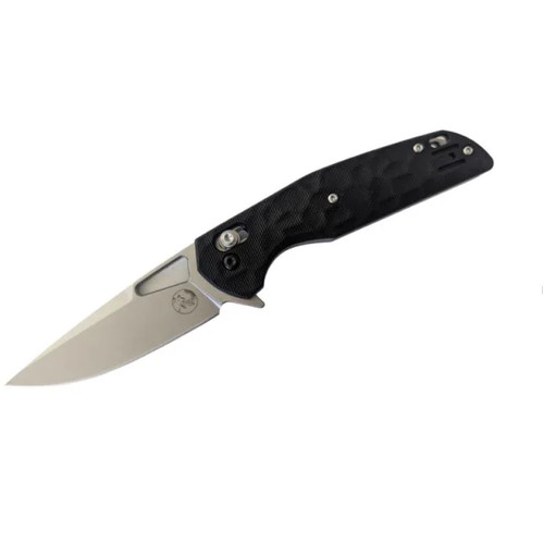 Tassie Tiger Axis Lock Pocket Knife - Black G10 Handle - TTKAXISB